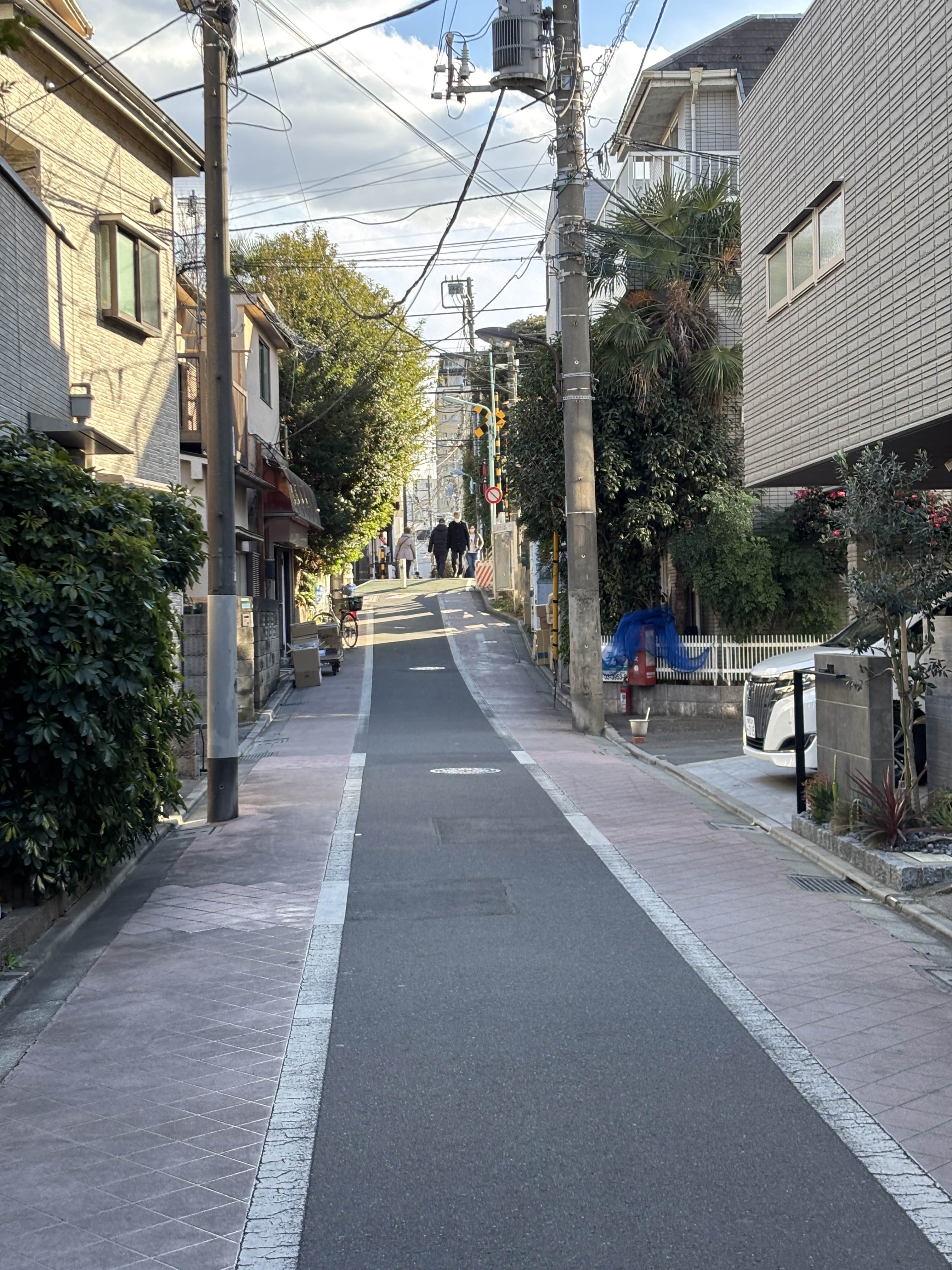 踏切がある住宅街。これ西池袋らしい