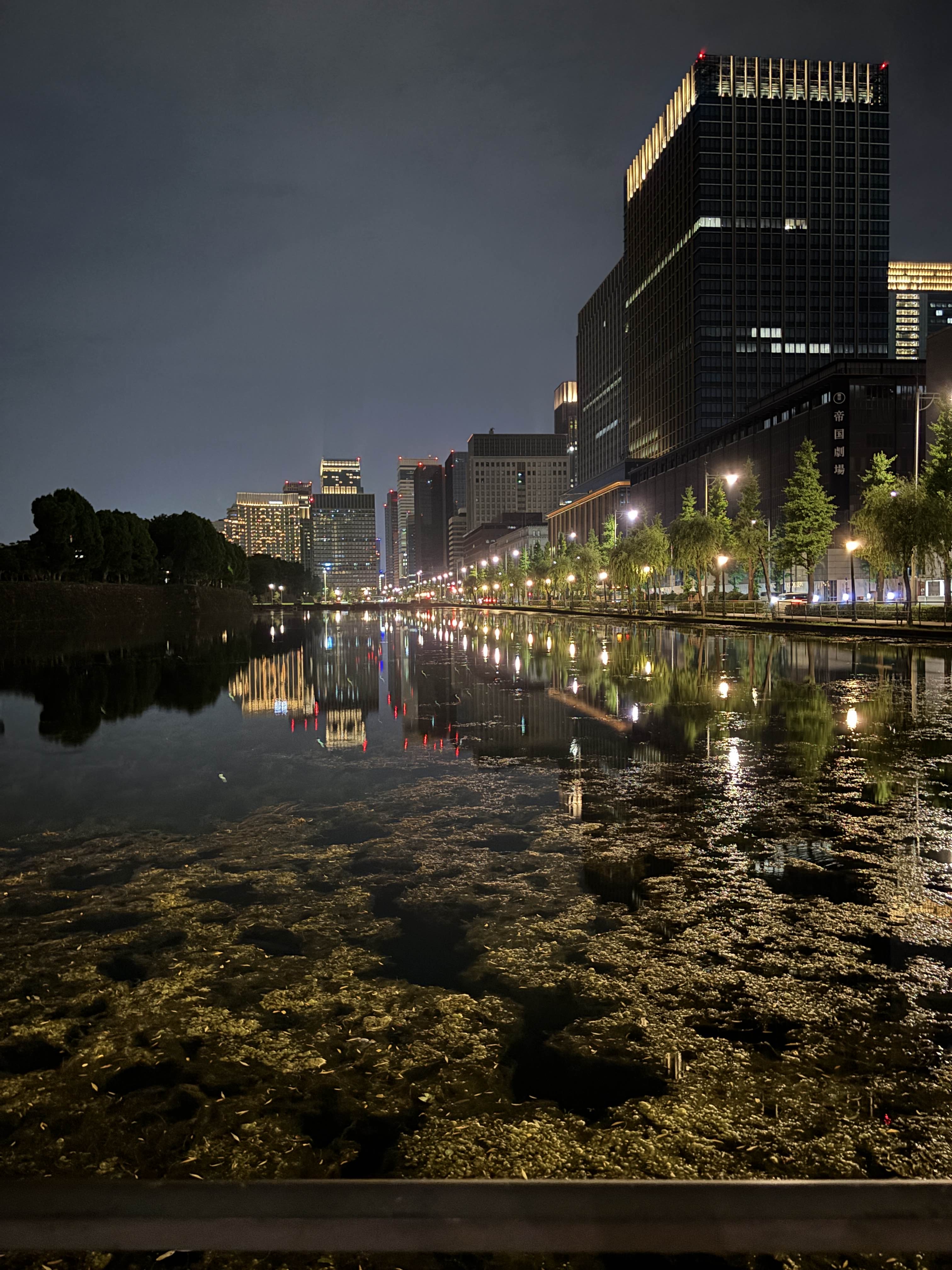 お堀、とても良い